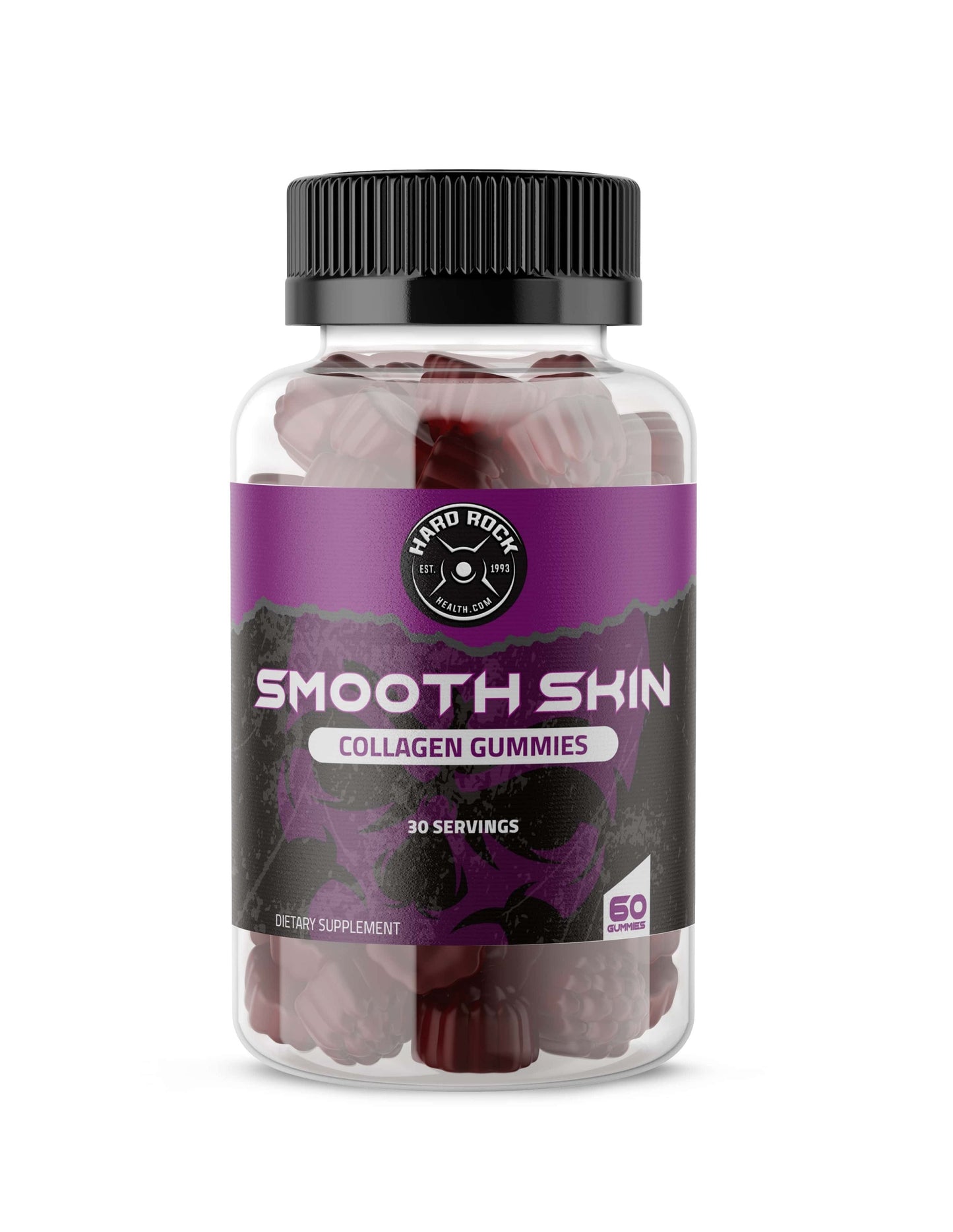 Hard Rock Smooth Skin Collagen Gummies With Vitamin C