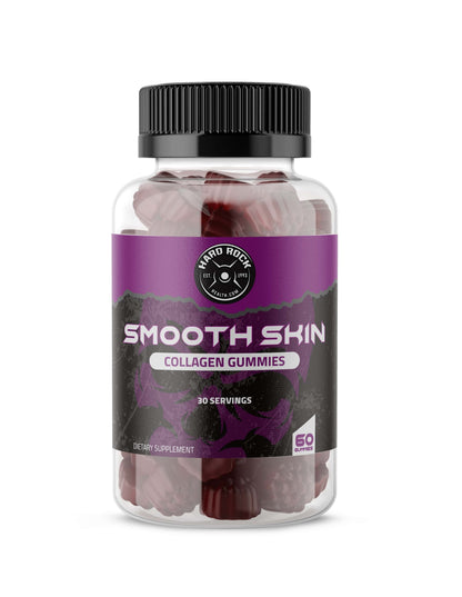 Hard Rock Smooth Skin Collagen Gummies With Vitamin C