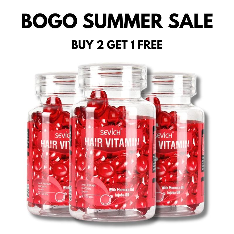 Healthy Hair Capsules - Shiny Hair Treatment Serum