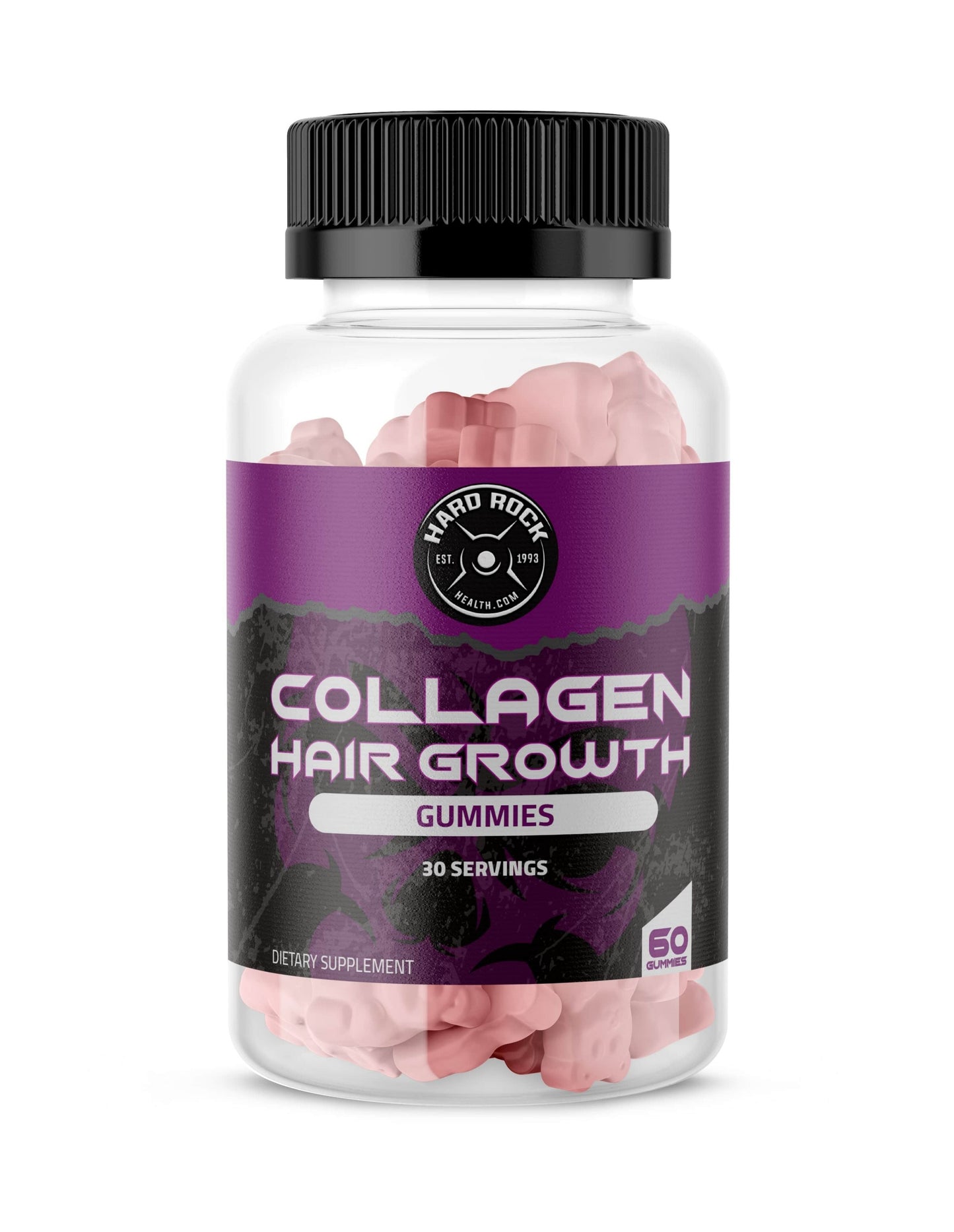Hard Rock Hair Health Collagen Gummies