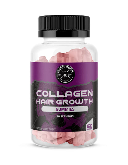 Hard Rock Hair Health Collagen Gummies