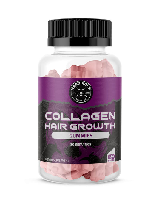Hard Rock Hair Health Collagen Gummies